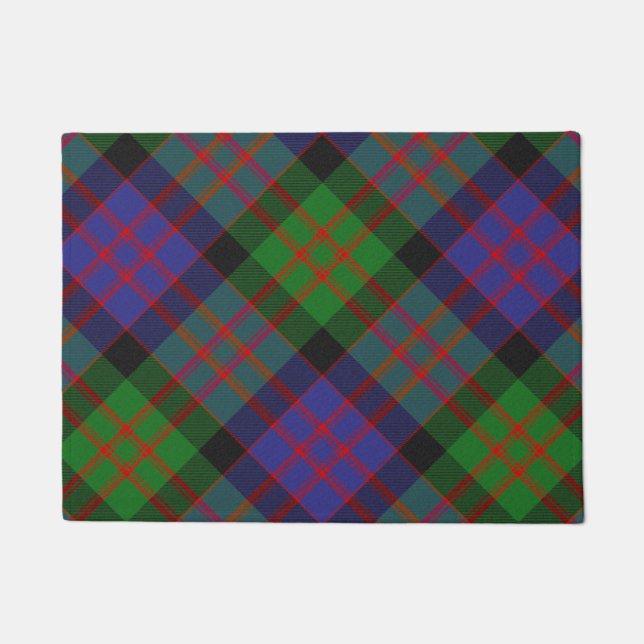 MacDonald Scottish Clan Tartan Pattern Deurmat (Voorkant)