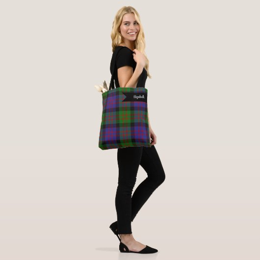 MacDonald Scottish Clan Tartan Pattern Draagtas (Op model)