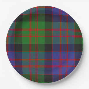 MacDonald Scottish Clan Tartan Pattern Papieren Bordje