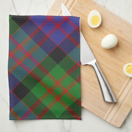 MacDonald Scottish Clan Tartan Pattern Theedoek (Quarter Fold)