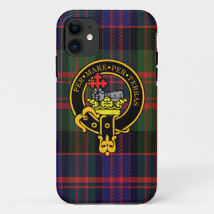 Macdonald Scottish Crest en Tartan iPhone 5/5S iPhone 11 Hoesje