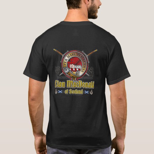 MacDonald Sleat Clan Badge T-shirt (Achterkant)