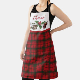 MacDonald Sleet Moderne Originele Tartan Kerstmis Schort