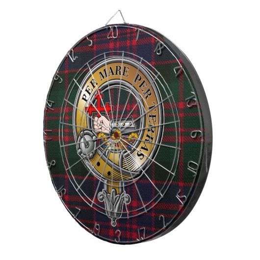 MacDonald Tartan & Badge Dartbord (Voorkant Rechts)