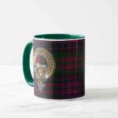 MacDonald Tartan & Badge Mok (Voorkant links)