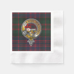 MacDonald Tartan & Badge Servet