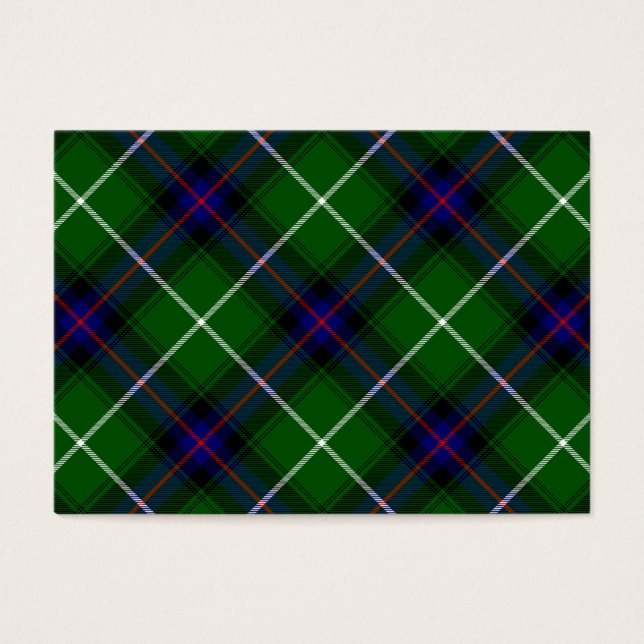 MacDonald tartan bleu vert plaid (Devant)