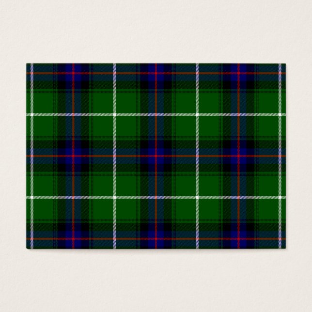 MacDonald tartan bleu vert plaid (Devant)