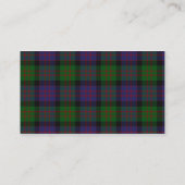 MacDonald Tartan Cartes de Mariage (Dos)