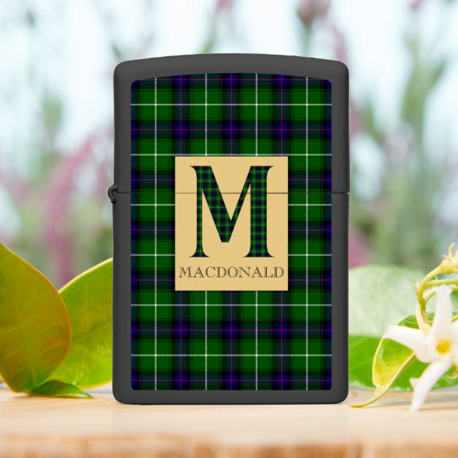 MacDonald Tartan Monogram M (On Table)