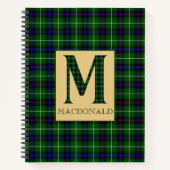 MacDonald Tartan Monogram M Carnet (Devant)