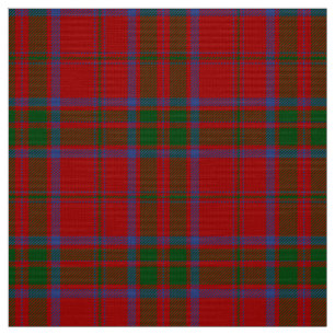 MacDonald Tartan Rood, Groen en Blauw geruite stof