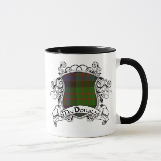 MacDonald Tartan Shield Mok (Rechts)