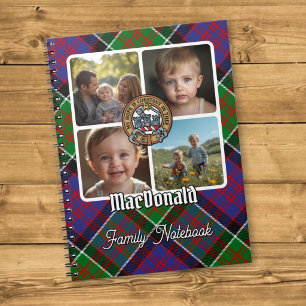 MacDonald van Clanranald Familie Fotocollage Notitieboek