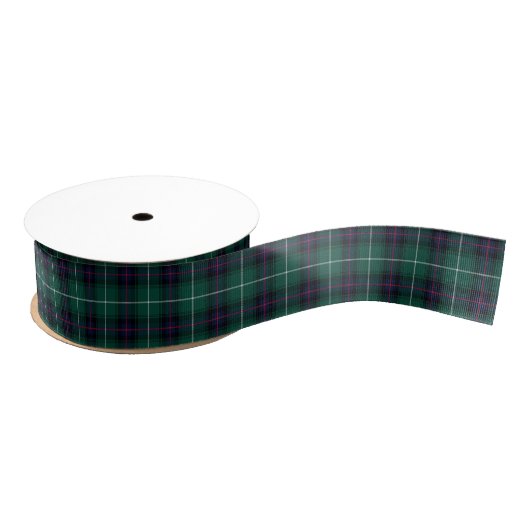 MacDonald van de eilanden Tartan Plaid Pattern Grosgrain Lint (Spoel)