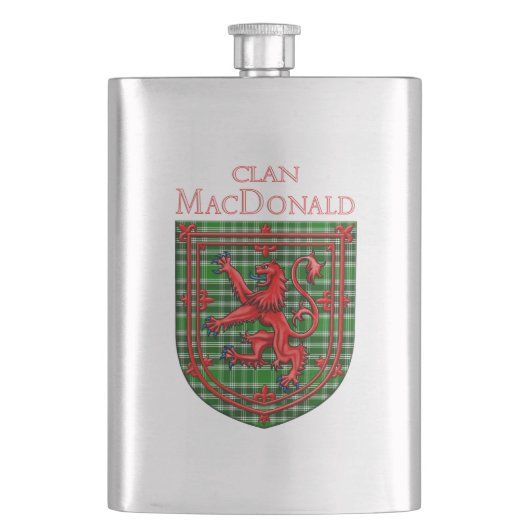 MacDonald van de eilandengroep Tartan Flacon (Voorkant)