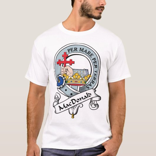 MacDonald van Donald Clan Badge T-shirt (Voorkant)