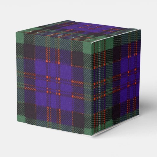 Macdonald van Glengarry clan Plaid Schotse tartan Bedankdoosjes (Achterkant)