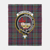 Macdonalds van Donald Tartan Fleece Deken (Voorkant)