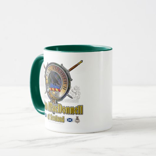 MacDonnell Clan Badge Mok (Voorkant links)