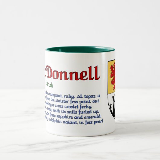 MacDonnell Family Shield Mok (Center)