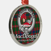MacDougall Clan Metalen Ornament (Rechts)