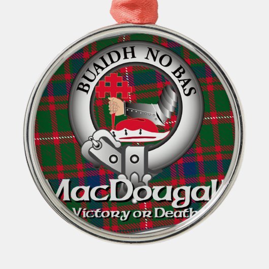 MacDougall Clan Metalen Ornament (Voorkant)
