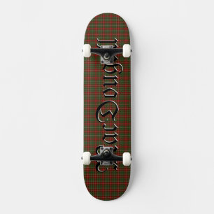 MacDougall Modern Clan Tartan Patroon Skateboard