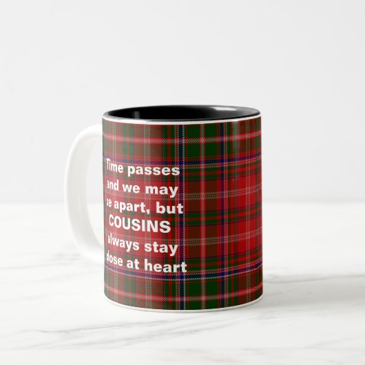 MacDougall Tartan Cousin Mug (Devant gauche)