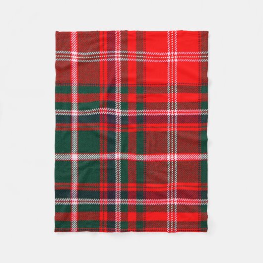 MacDougall Tartan Fleece Deken (Voorkant)