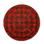 MacDougall tartan rode groene vleid Dartbord (Voorkant)