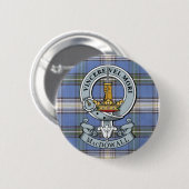 MacDowall Crest + Tartan Button (Voorkant /achterkant)