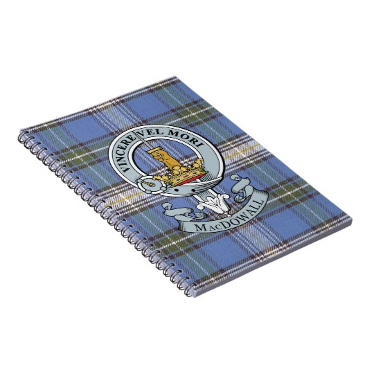 MacDowall Crest + Tartan notebook Notitieboek (Rechterzijde)