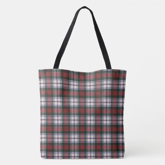 MacDuff Dress Modern Scottish Tartan Canvas tas (Achterkant)