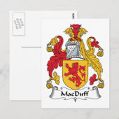 MacDuff Family Crest Briefkaart (Voorkant / Achterkant)