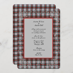 MacDuff Tartan Pset Wedding Kaart