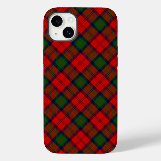 MacDuff-tartan rode groene vlecht Case-Mate iPhone Case (Achterkant)
