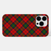 MacDuff-tartan rode groene vlecht iPhone Hoesje (Achterkant horizontaal)