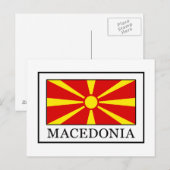 Macedonië Briefkaart (Voorkant / Achterkant)