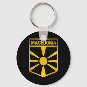 Macedonië Emblem Sleutelhanger