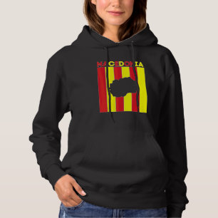 Macedonië Landgrenzen Hoodie