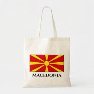 Macedonië (Macedonische vlag) Tote Bag