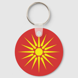 macedonië - oude vlag sleutelhanger