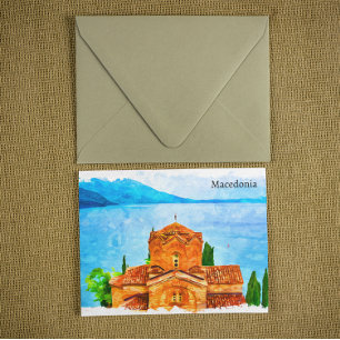 Macedonië Panorama Reizen Briefkaart