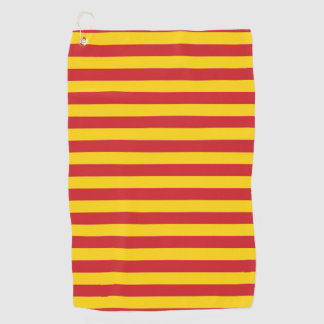 Macedonië Vietnam vlag strepen land rood groen p Golfhanddoek