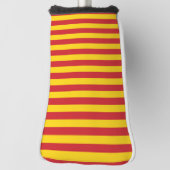Macedonië Vietnam vlag strepen land rood groen p Golfheadcover (Draai 90)
