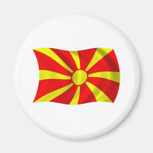 Macedonië-vlag Magnet Magneet