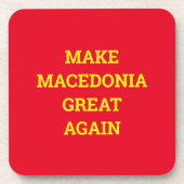 Macedonië weer geweldig bier onderzetter (Voorkant)