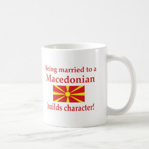 Macedonisch bouwt karakter koffiemok