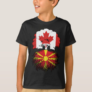 Macedonische Canadese bomen in Canada T-shirt